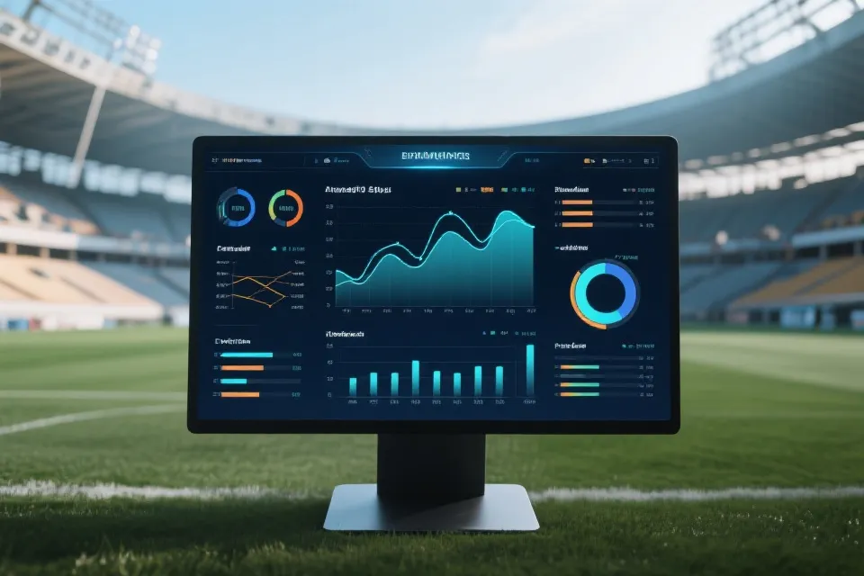 比分与数据入口示意图